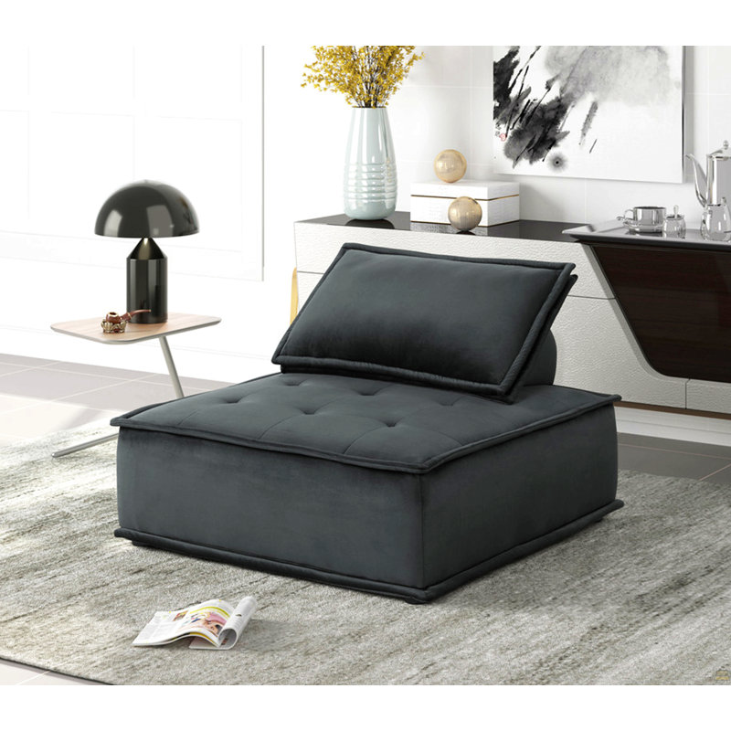160"W Velvet 6-Seater U-Shape Modular Sectional Sofa
