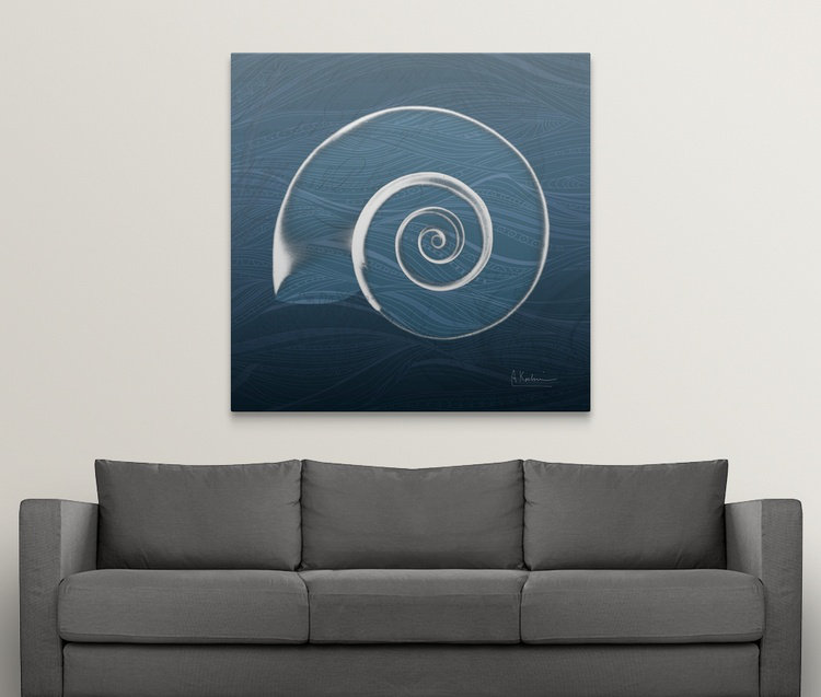 Byer Coastal, 24" H x 24" W x 1.5" D, Canvas