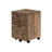 Brown Office File Storage - Mobile Cabinet With Smooth Drawer Operation In For Use Function