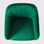 Chaise de bureau rembourrée en velours Farrah-101215811