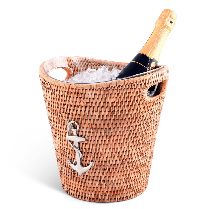 Rattan Champagne Bucket