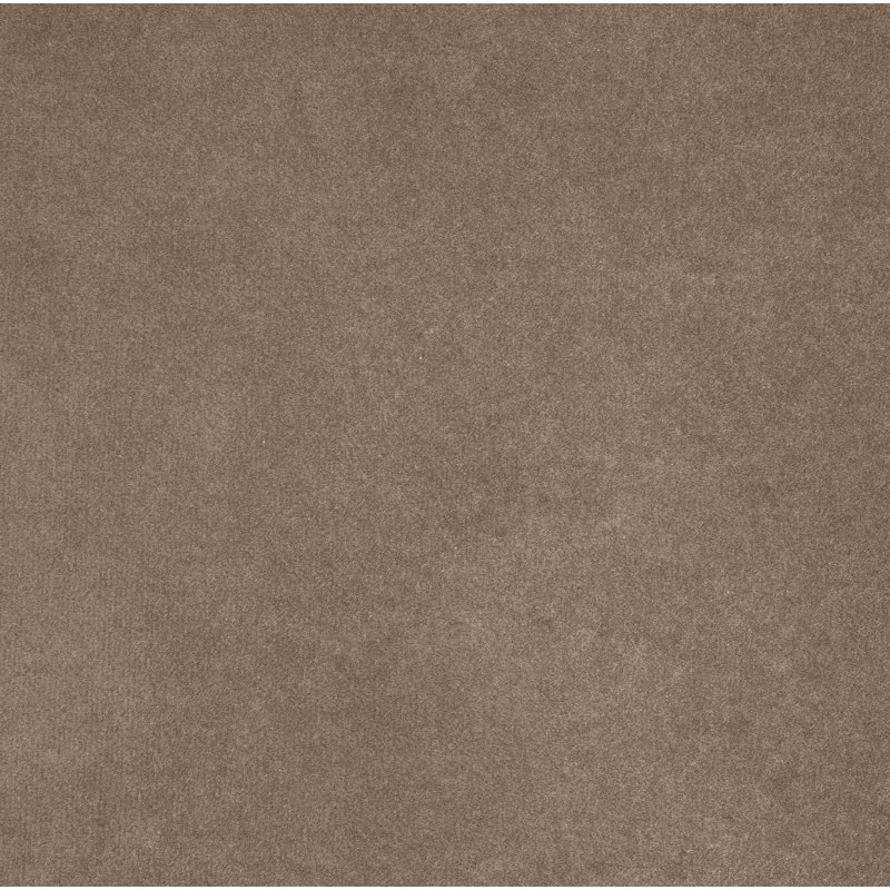 Repose-pieds / tabouret en velours taupe Velin, Velours taupe