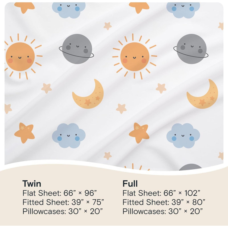 Luxclub 4 PC Aqua Silky Soft Cooling Deep Pocket Performance Sheet Set, Twin Sheet Set with 1 Pillowcase