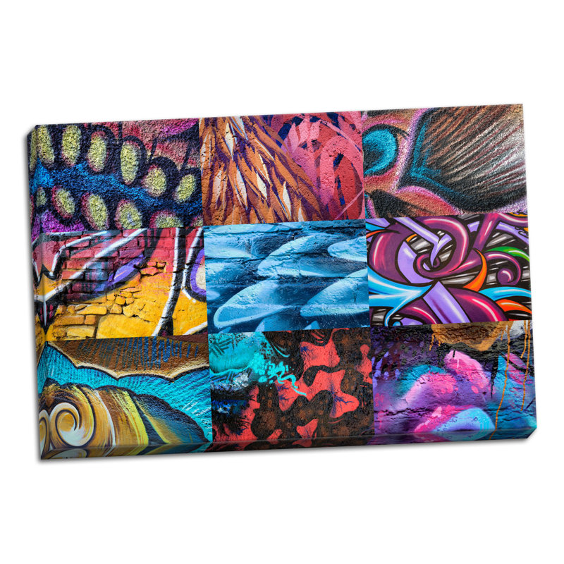 « graffiti i », reproduction d’impression sur toile tendue
