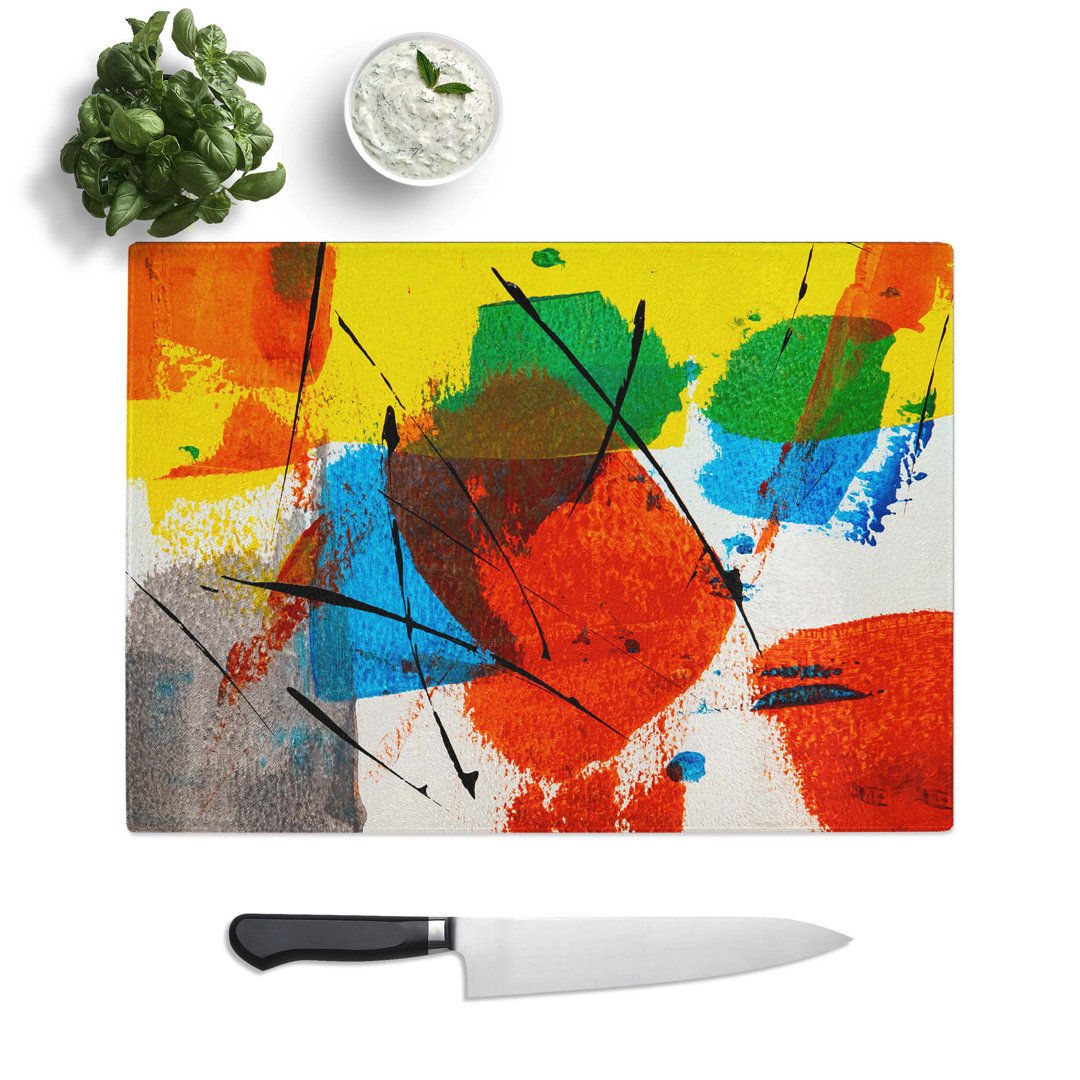 Tempered Glass Art Painting Vol.44 Chopping Board