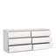 Razhane 153.8cm W 6 - Drawer Chest of Drawers