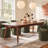 Valletta Ash Solid Wood Base Dining Table