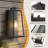1-Light 14''H Iron Black ETL Outdoor Wall Lantern with Dusk to Dawn-209356139