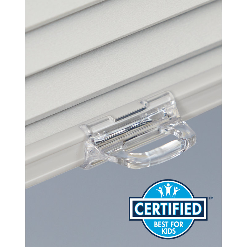 Store alvéolaire semi-transparent sans cordon, L 72 po, l 38 po, Colombe blanche