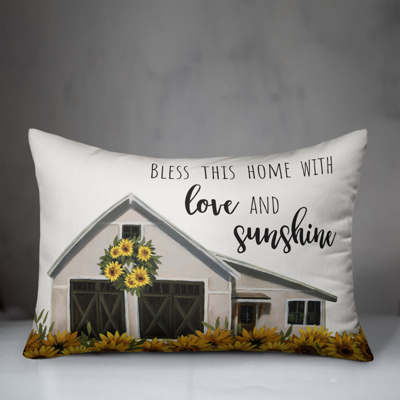 Coussin intérieur / extérieur Sunflower House