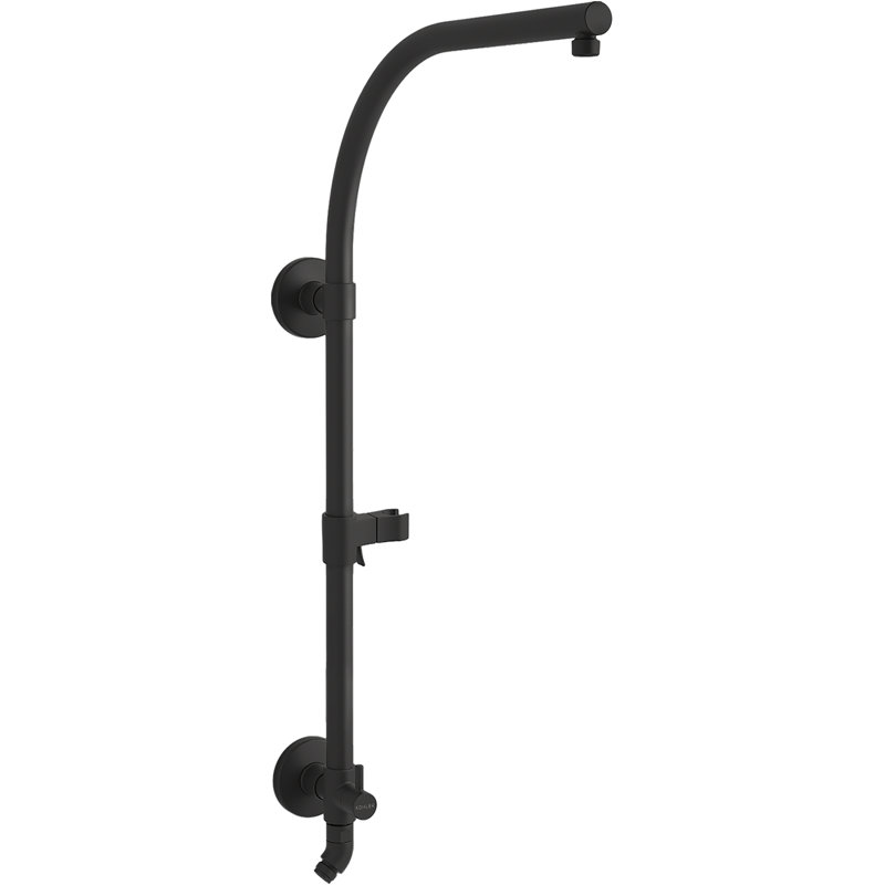 Hydrorail -R Arch Shower Column, Matte Black