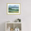 «Striated Terrain II» par Regina Moore, impression sur bois encadrée-112631303