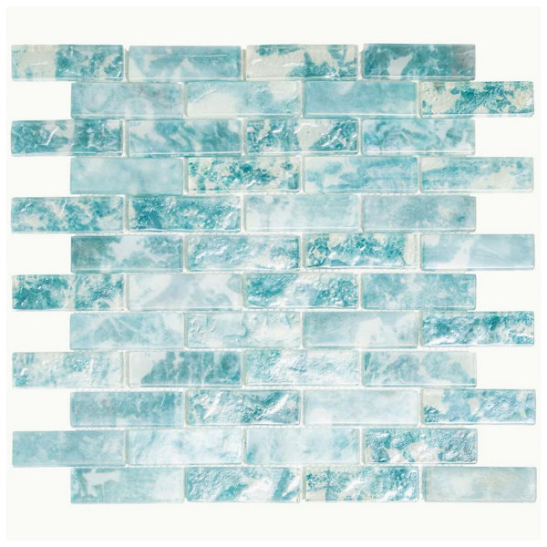 Verre 11.7 In. X 11.7 In. Glass Mosaic Wall And Floor Tile (9.5 Sq Ft/Case) - 10 Pack
