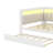 Full Size Daybed With Storage Shelves,Trundle,Charging Station,LED Light,Desk And Upholstered Headboard And Backrest-483195682