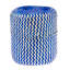 Tigre fabriqué à la main dans un panier en fibre naturelle bleue-91096591-91096590