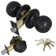 Premier Lock Ed07-2 Black Entry Lock Set Door Knob & Deadbolt Keyed Alike Kw1 Keyway (Set Of 2). 12 Total Keys, Keyed Alike By Set
