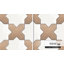 Étoile argile avec croix 7 po X 14 po Ensemble de carreaux de porcelaine pour plancher et mur-99026667