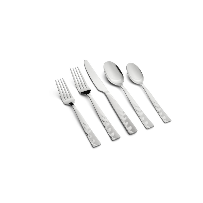 Blossom Sand 20-Piece Flatware Set