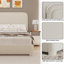 Ensemble de lit plateforme tapissier 3 pièces Bensu Boucle-2124061832-2124061844