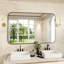 Flat Aluminum Framed Rectangle Wall Accent Mirror-422856317-422856294