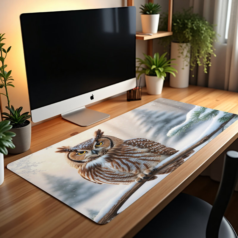Polyester Desk Pad, 14.4x12.1