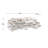 Millan 112" L Shaped Modular Sectional Sofa with Ottoman & Memory Foam-1464529165