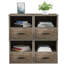 Table d'appoint empilable avec tiroir, gris-1740237511