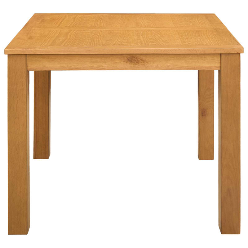 Solid Wood Base Dining Table, 75cm H x 90cm W x 90cm D