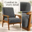 Chaise d'appoint rembourrée Bridgeview-1459021946