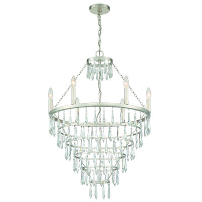 Higbee 6 - Light Dimmable Tiered Chandelier