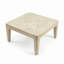 Square White-Washed Mango Wood Coffee Table