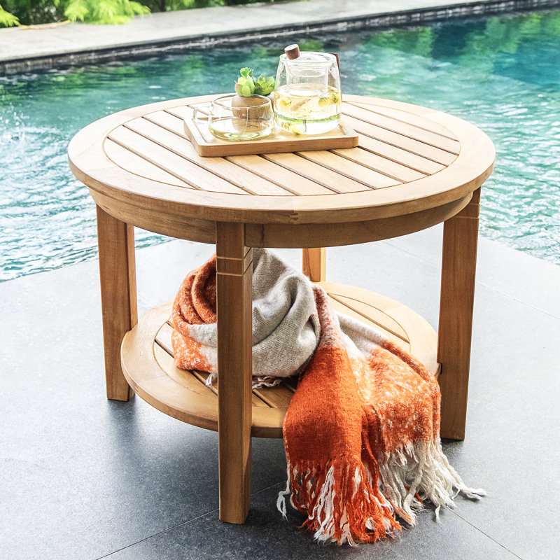 Ensemble de salon de jardin Bristol 5 pièces en teck avec housse de protection incluse, Gris