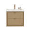 Meuble-lavabo mural 24 po avec plateau blanc Maxbano-1262086107