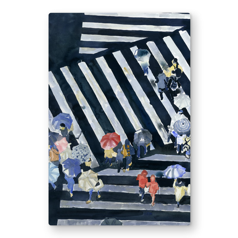 Main Street Metal Print - Home Decor Accent Piece