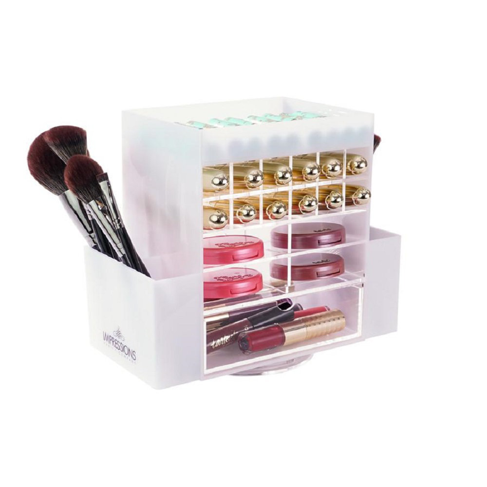 IMPRESSIONS VANITY · COMPANY Makeup Acrylic Organizers Waterproof and Dustproof Cosmetic