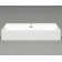 Cantrio SolidTech Matte White Acyrlic Composite Single Sink with 25" x 16.5" Dimensions