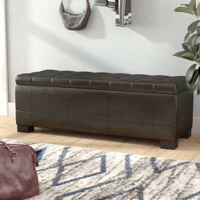 Kenlea Faux Leather Upholstered Storage Bench