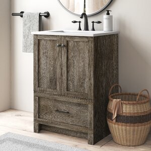 Ahmed 24" D x 19'' D x 34'' H Single Bathroom Vanity