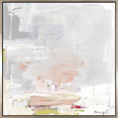 Hopefull - Peinture sur toile avec cadre flottant