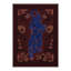 Tapis lavable antidérapant à motif animal brun / bleu Performance-1582966790