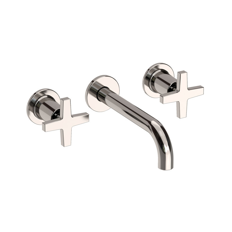 Dorrance Wall Mount Bathroom Faucet, Polished Nickel