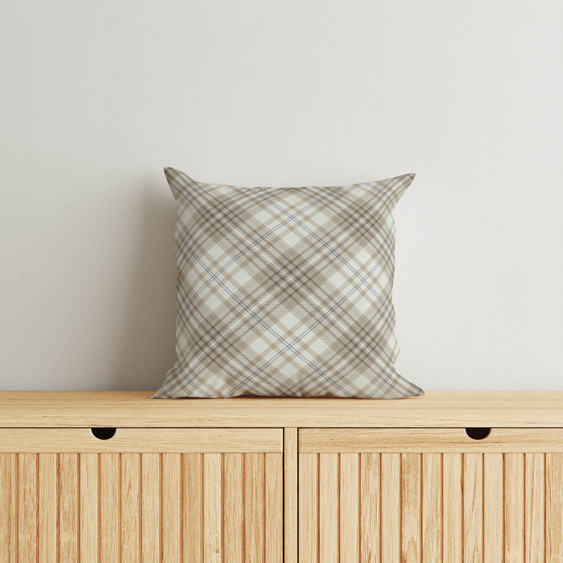 Coussin Chinny, H 16 po x l 16 po, Taupe