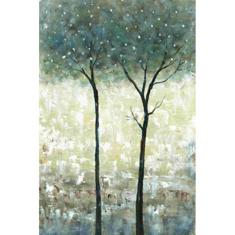 Arbres neutres peints transitionnels, H 18 po x l 12 po
