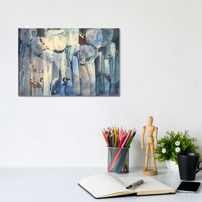 Faces 1 Piece Wall Art on Canvas, 20.32 cm H x 30.48 cm W x 1.905 cm D, Does Not Apply