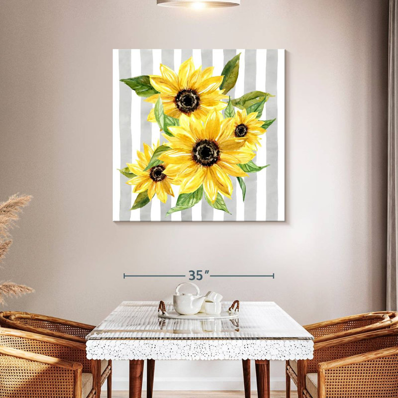 Harnek Sunflower Array I, 39" H x 39" W