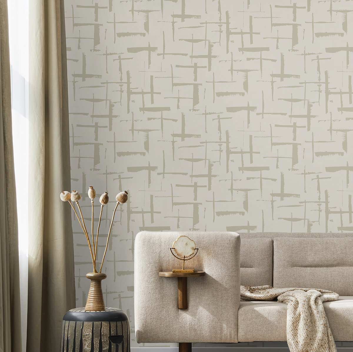 Niseko Modern Abstract Wallpaper, Dove