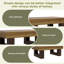 Table basse de 42 pouces en bois