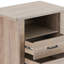 Charmante table d'appoint rustique avec options de rangement polyvalentes