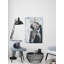 Coiffe florale-impression sur toile tendue-50109904