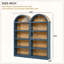 Ensemble de 2 grandes bibliothèques autoportantes-130771991